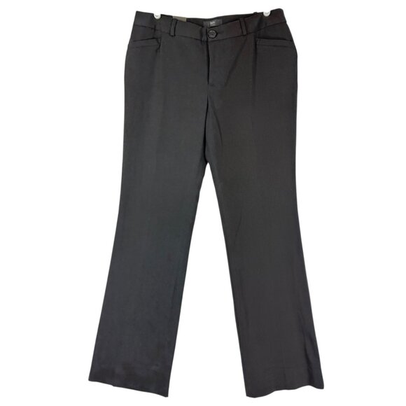 Mossimo Women's Modern Fit Mid Rise Black Stretch Bootcut Pants Size 8 NWT - Picture 1 of 10